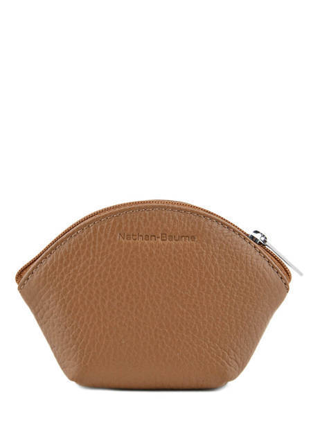 Leather Coin Purse Nathan baume Brown original n 340N other view 1