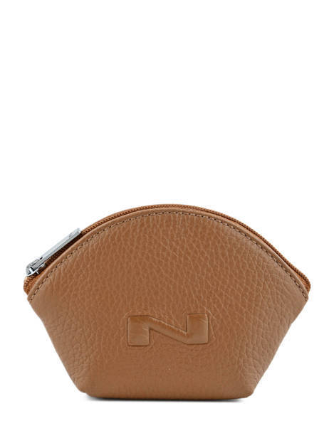 Leather Coin Purse Nathan baume Brown original n 340N
