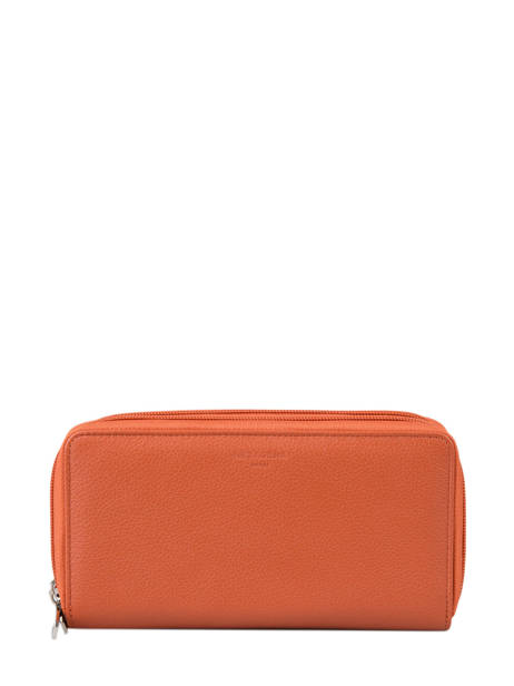 Continental Wallet Leather Hexagona Orange confort 467399