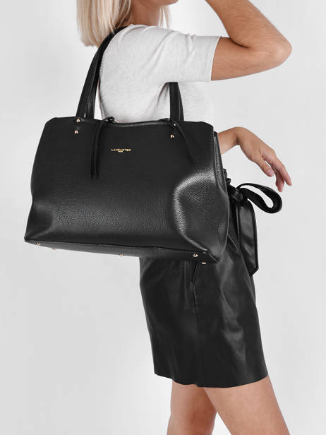 Shopping Bag Foulonne Double Lancaster Black foulonne double 48 other view 1