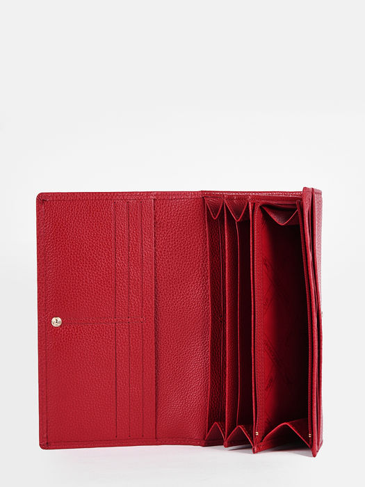 Longchamp Le foulonné Wallet Red