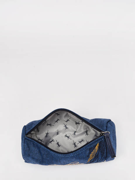 1 Compartment Vintage Fantasy Pencil Pouch Cameleon Blue vintage fantasy STRO other view 1