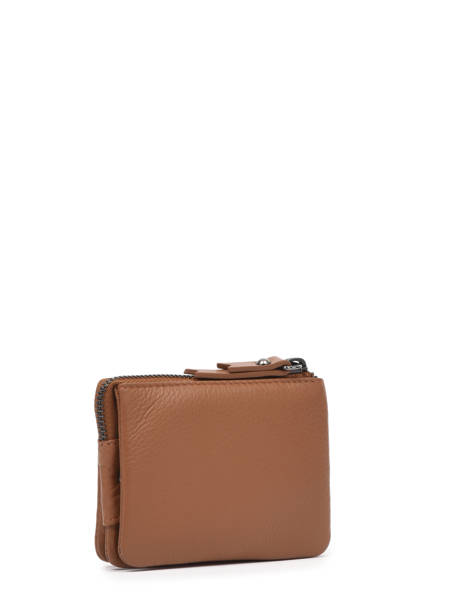 Leather Foulonné Wallet Yves renard Brown foulonne 29460 other view 2