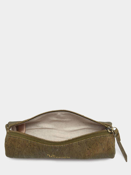Pouch Woomen Green coquelicot WCOL92 other view 1