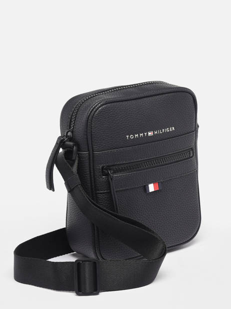 Sac Bandoulière Tommy hilfiger Noir essentiel AM09504 vue secondaire 2