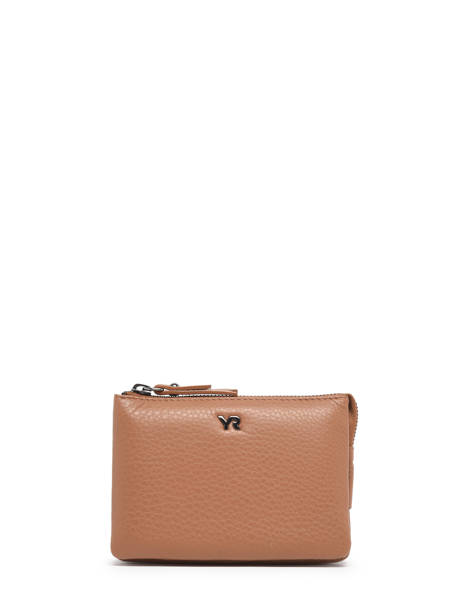 Leather Foulonné Wallet Yves renard Brown foulonne 29461