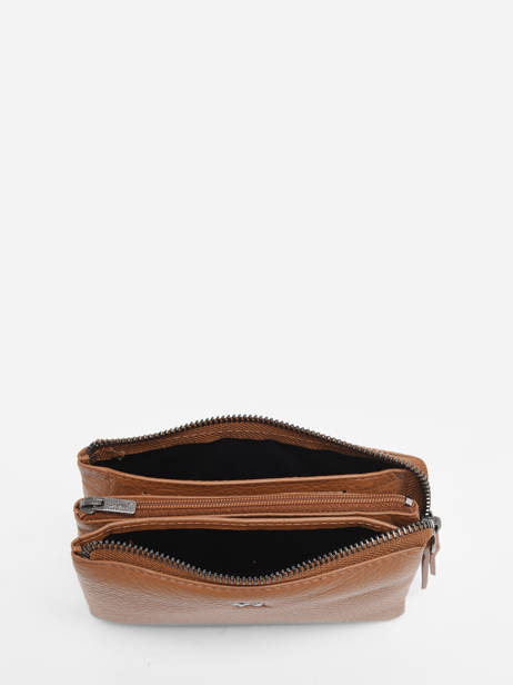 Leather Foulonné Wallet Yves renard Brown foulonne 29461 other view 1