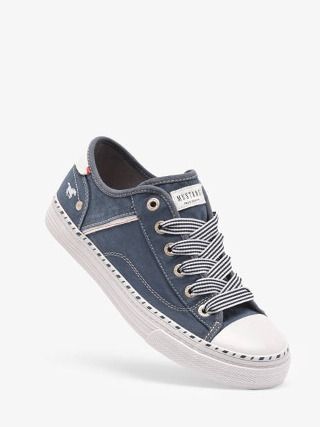Sneakers Mustang Blue women 1376303 other view 1